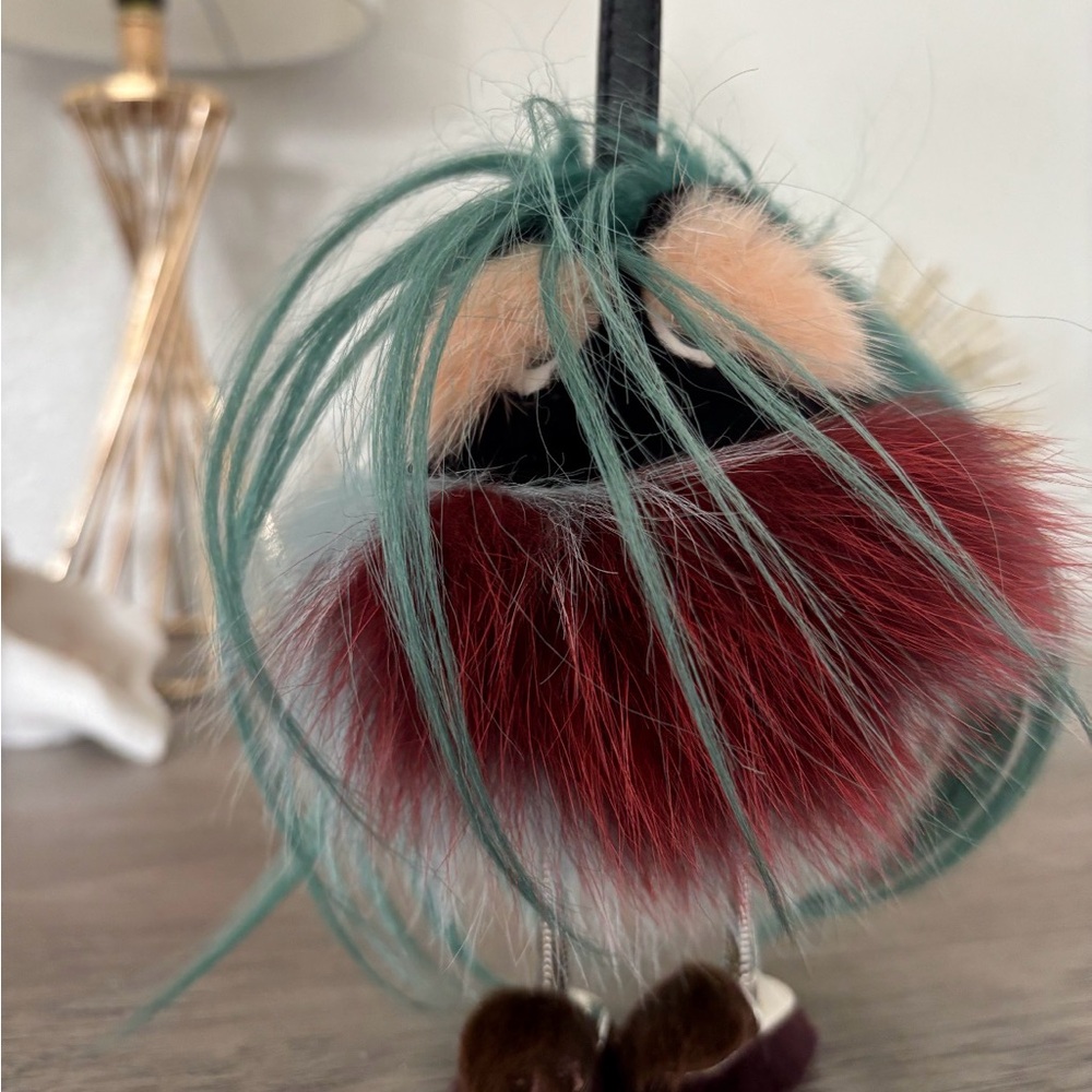 Fendi Multicolor Fur Bag Charm Fendi Mum
